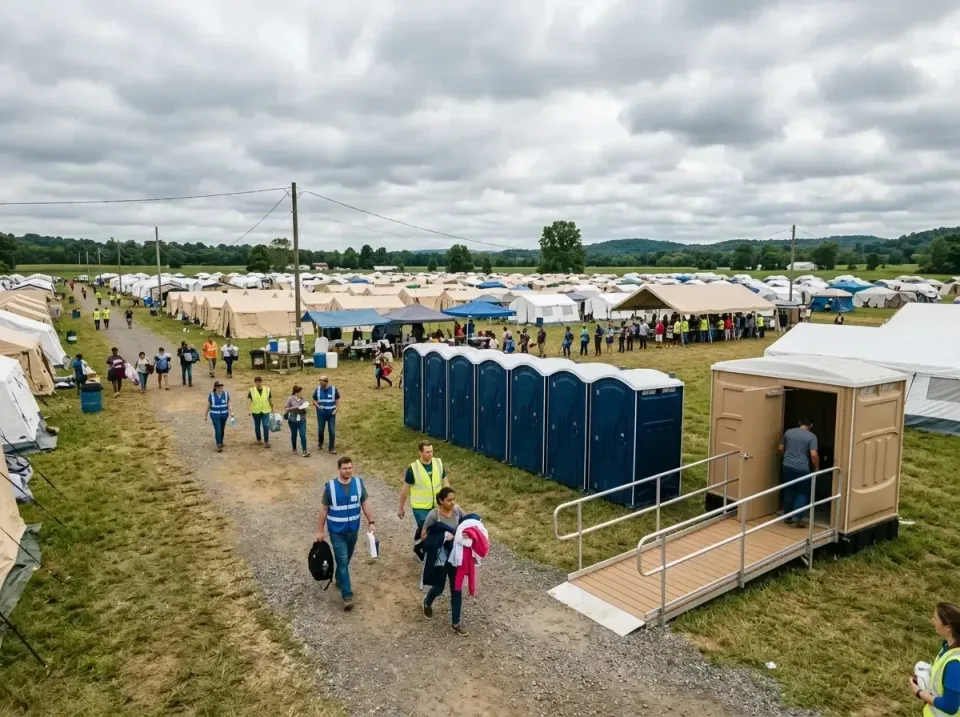 disaster-relief-camp-restrooms-010 — frequently asked questions, Dumpster & Portable Bathrooms Rental in Pevely, MO